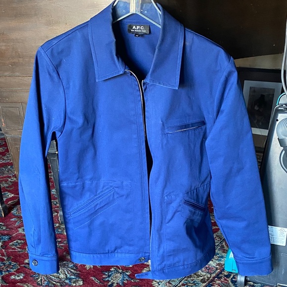 A.P.C. Other - A.P.C. Men’s c small Cobalt Blue jacket
